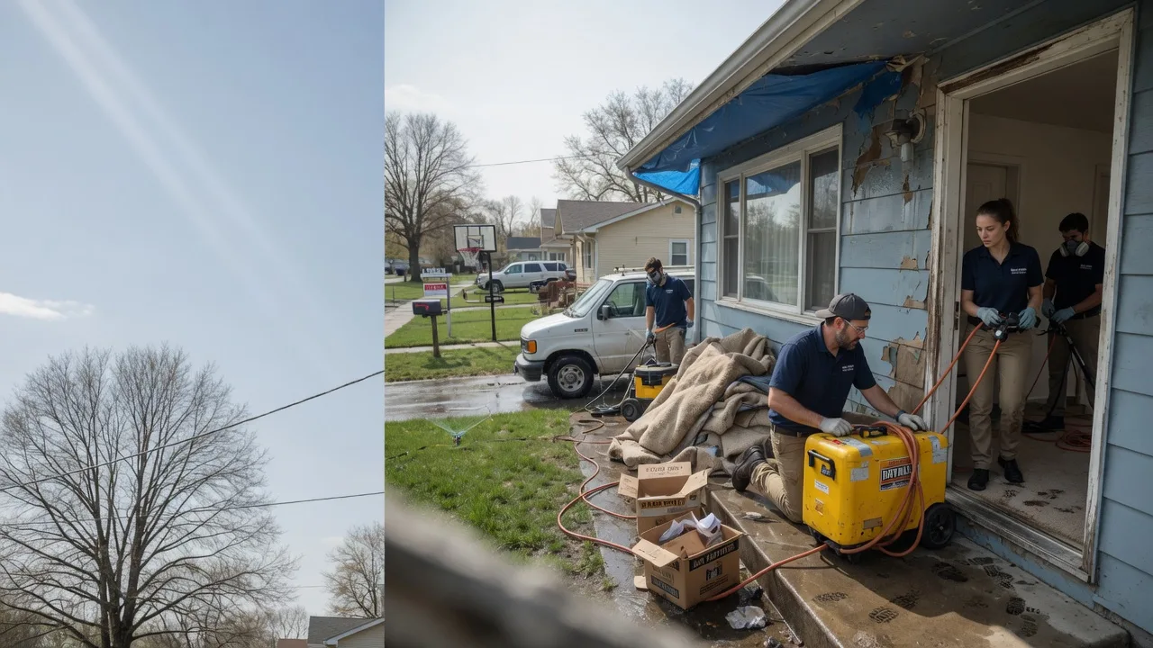 Basement Flood Cleanup in Mantador, ND near me